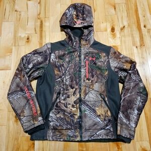 UA Storm Camo & Pink Jacket Large Under Armour